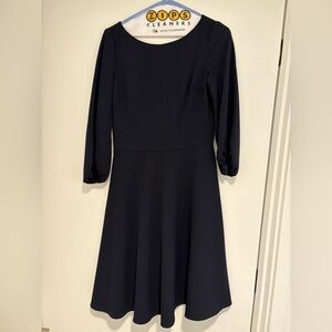 Eliza J Navy Blue Dress with Sleeves Size 4
